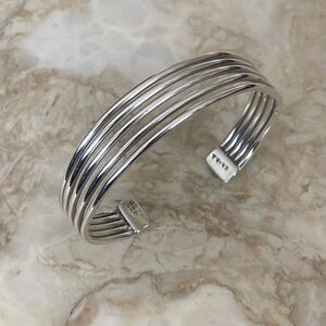 Solid 925 Sterling Silver Cuff Bracelet- 23g